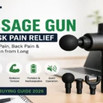 Best massage gun for desk pain relief reducing neck pain back pain and muscle tension for office workers.